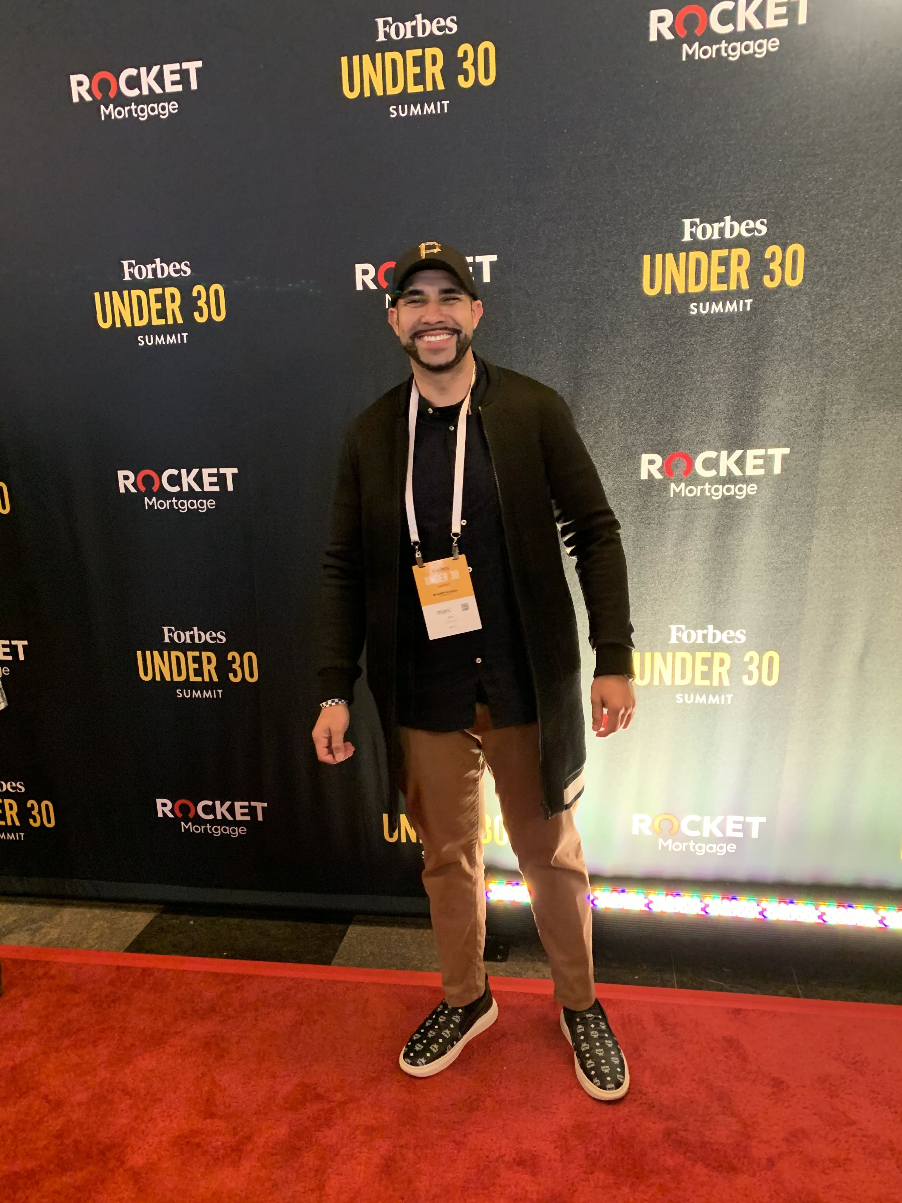 Marc at Forbes Under 30 Summit